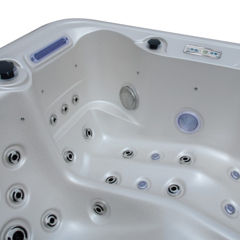 JACUZZI ® OGRODOWE WANNA SPA405 GYPSUM OBUDOWA KAWA 195X140 CM
