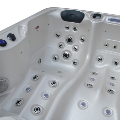JACUZZI ® OGRODOWE WANNA SPA405 GYPSUM OBUDOWA KAWA 195X140 CM