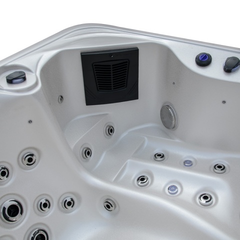 JACUZZI ® OGRODOWE WANNA SPA405 GYPSUM OBUDOWA KAWA 195X140 CM