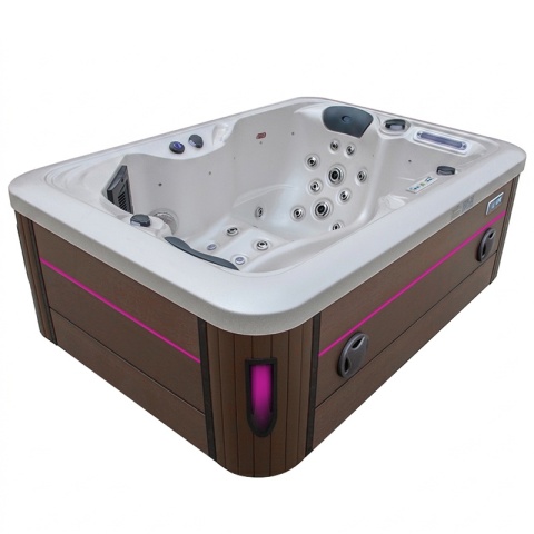JACUZZI ® OGRODOWE WANNA SPA405 GYPSUM OBUDOWA KAWA 195X140 CM