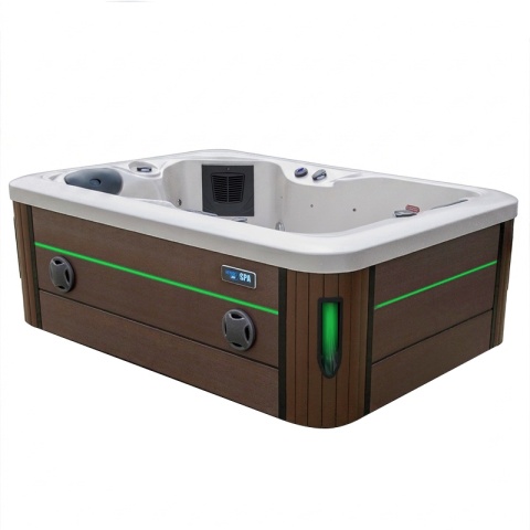 JACUZZI ® OGRODOWE WANNA SPA405 GYPSUM OBUDOWA KAWA 195X140 CM