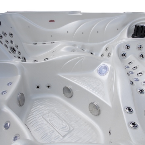 JACUZZI ® OGRODOWE WANNA SPA702 GYPSUM OBUDOWA ANTRACYT 230x230 CM