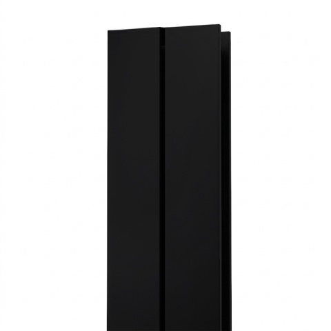 PROFIL POSZERZAJĄCY DO KABIN PRYSZNICOWYCH CZARNY 195 CM ALUMINIOWY ADAPTER P04