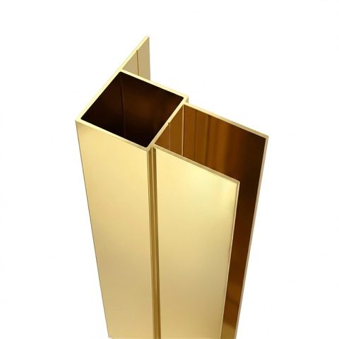 PROFIL POSZERZAJĄCY DO KABIN PRYSZNICOWYCH ZŁOTY 195 CM ALUMINIOWY ADAPTER P04