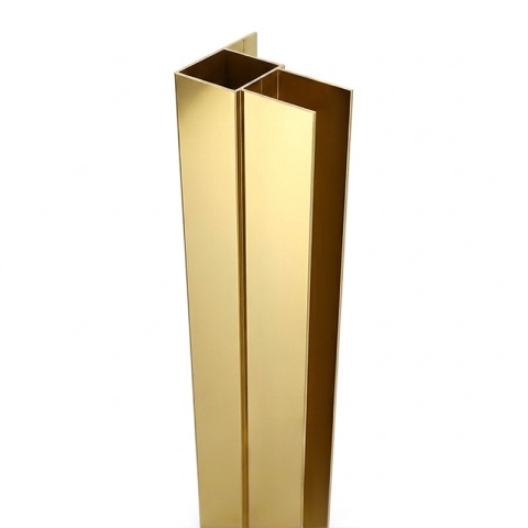 PROFIL POSZERZAJĄCY DO KABIN PRYSZNICOWYCH ZŁOTY 195 CM ALUMINIOWY ADAPTER P04