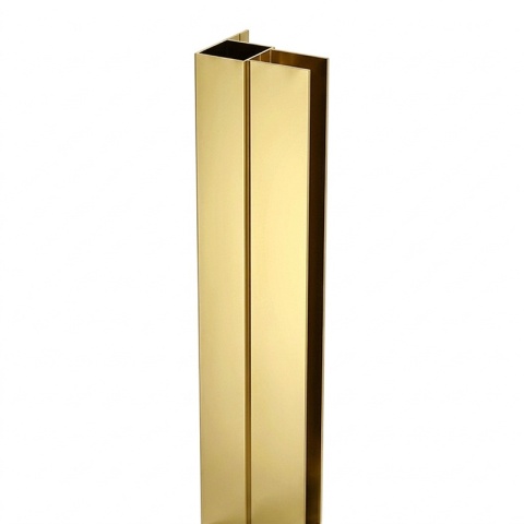 PROFIL POSZERZAJĄCY DO KABIN PRYSZNICOWYCH ZŁOTY 195 CM ALUMINIOWY ADAPTER P04