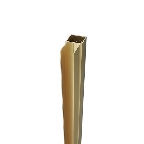PROFIL POSZERZAJĄCY DO KABIN PRYSZNICOWYCH ZŁOTY 195 CM ALUMINIOWY ADAPTER P02B