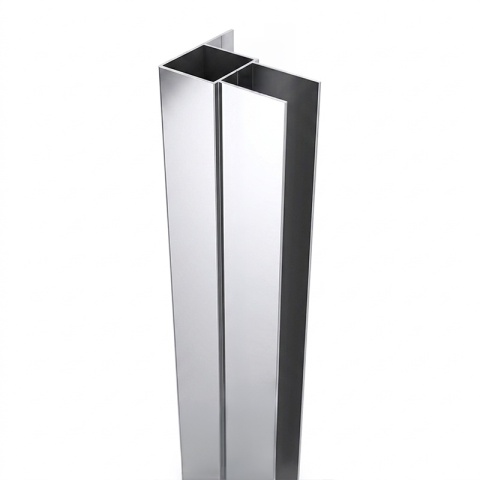 PROFIL POSZERZAJĄCY DO KABIN PRYSZNICOWYCH CHROM 195 CM ALUMINIOWY ADAPTER P04