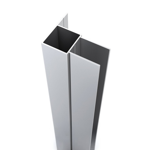 PROFIL POSZERZAJĄCY DO KABIN PRYSZNICOWYCH CHROM 195 CM ALUMINIOWY ADAPTER P04