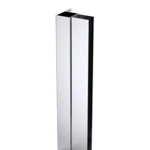 PROFIL POSZERZAJĄCY DO KABIN PRYSZNICOWYCH CHROM 195 CM ALUMINIOWY ADAPTER P04