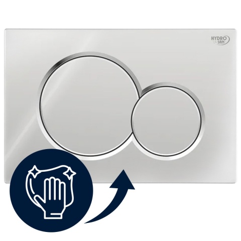 PRZYCISK URUCHAMIAJĄCY SPŁUKUJĄCY DO WC GEBERIT SIGMA BUTTON CHROM PRZEDNI