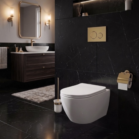 DESKA SEDESOWA WC WOLNOOPADAJĄCA CV-WH-03 SLIM BIAŁA DUROPLAST
