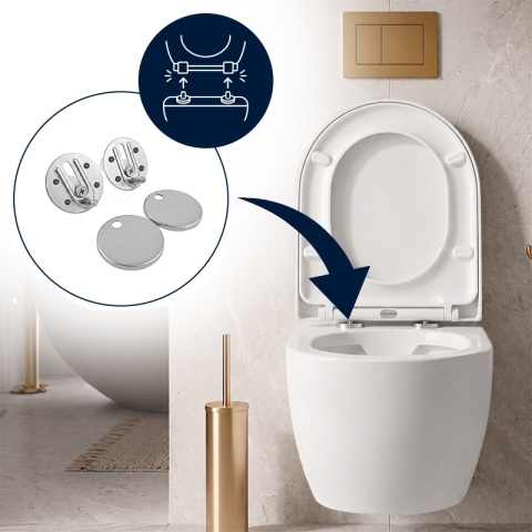 DESKA SEDESOWA WC WOLNOOPADAJĄCA CV-WH-05 BIAŁA DUROPLAST