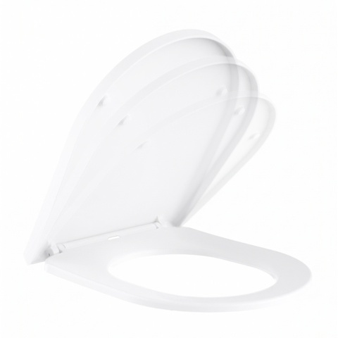 DESKA SEDESOWA WC WOLNOOPADAJĄCA CV-WH-05 BIAŁA DUROPLAST