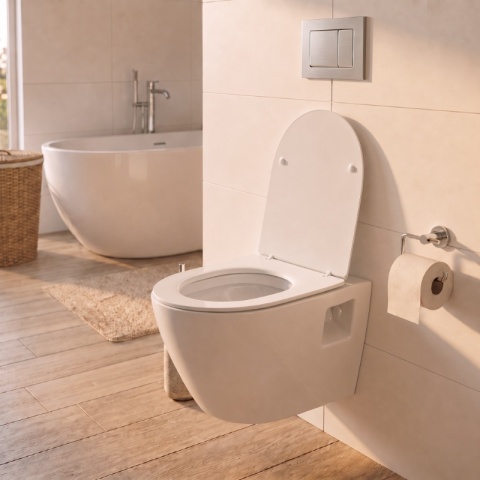 DESKA SEDESOWA WC WOLNOOPADAJĄCA CV-WH-07 SLIM BIAŁA DUROPLAST