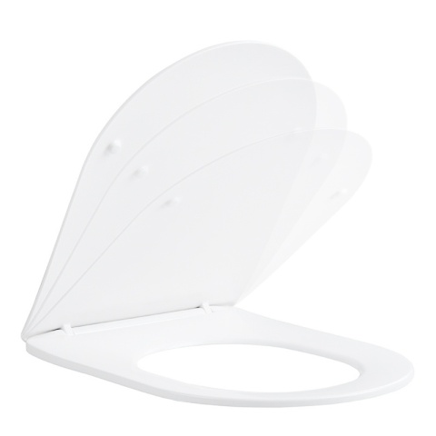 DESKA SEDESOWA WC WOLNOOPADAJĄCA CV-WH-07 SLIM BIAŁA DUROPLAST