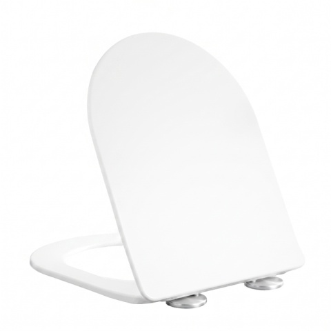 DESKA SEDESOWA WC WOLNOOPADAJĄCA CV-WH-07 SLIM BIAŁA DUROPLAST