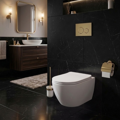 DESKA SEDESOWA WC WOLNOOPADAJĄCA CV-WH-08 SLIM BIAŁA DUROPLAST