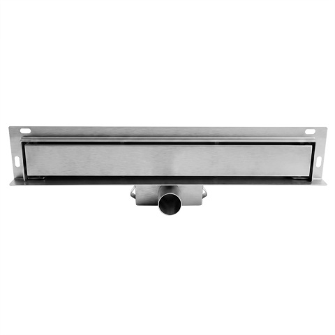 ODPŁYW LINIOWY ŚCIENNY 60 CM INOX NISKI 52 MM SYFON WYSOKA PRZEPUSTOWOŚĆ DL04