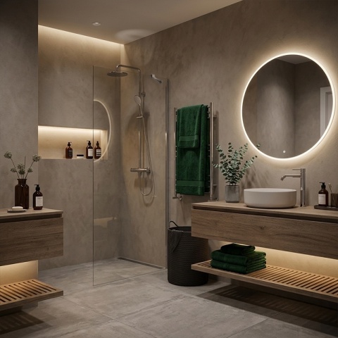 ŚCIANKA SZYBA PRYSZNICOWA 90 CM WALK-IN SZKŁO HARTOWANE 6 MM PROFIL CHROM REGULACJA 15 MM W PROFILU PRZYŚCIENNYM KZ24