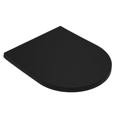 DESKA SEDESOWA WC WOLNOOPADAJĄCA CV-MTB-05 CZARNY MAT DUROPLAST