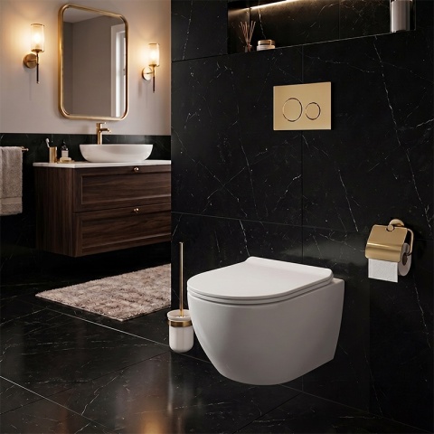 DESKA SEDESOWA WC WOLNOOPADAJĄCA CV-WH-01 SLIM BIAŁA DUROPLAST