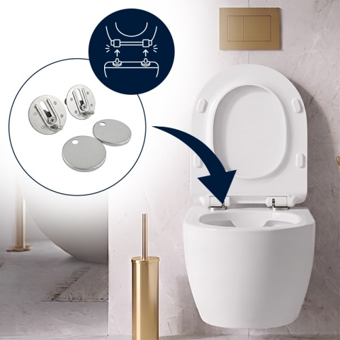 DESKA SEDESOWA WC WOLNOOPADAJĄCA CV-WH-01 SLIM BIAŁA DUROPLAST