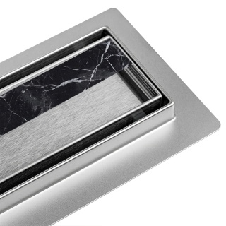 ODPŁYW LINIOWY 60 CM OBROTOWY INOX NISKI SYFON 52 MM WYSOKA PRZEPUSTOWOŚĆ DL02
