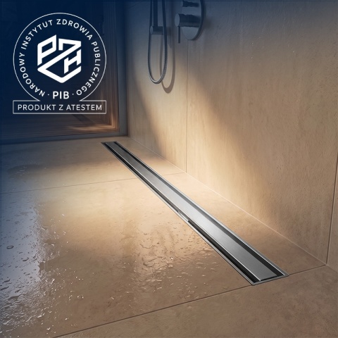 ODPŁYW LINIOWY 60 CM OBROTOWY INOX NISKI SYFON 52 MM WYSOKA PRZEPUSTOWOŚĆ DL03