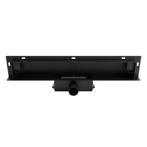 ODPŁYW LINIOWY ŚCIENNY 60 CM CZARNY NISKI 52 MM SYFON WYSOKA PRZEPUSTOWOŚĆ DL09