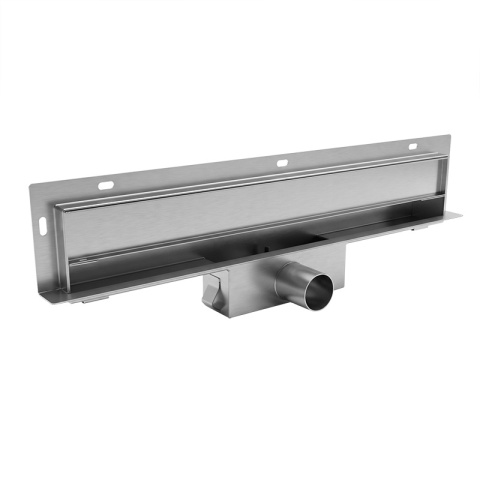 ODPŁYW LINIOWY ŚCIENNY 90 CM INOX NISKI 52 MM SYFON WYSOKA PRZEPUSTOWOŚĆ DL09