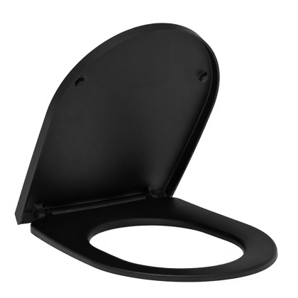 DESKA SEDESOWA WC WOLNOOPADAJĄCA CV-MTB-05 CZARNY MAT DUROPLAST