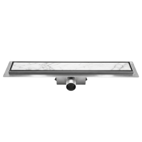 ODPŁYW LINIOWY 50 CM INOX NISKI SYFON 52 MM WYSOKA PRZEPUSTOWOŚĆ PRYSZNIC DL01 FIX
