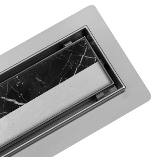 ODPŁYW LINIOWY 90 CM OBROTOWY INOX NISKI SYFON 52 MM WYSOKA PRZEPUSTOWOŚĆ DL05