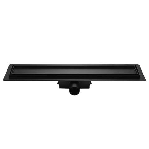 ODPŁYW LINIOWY 100 CM CZARNY NISKI SYFON 52 MM WYSOKA PRZEPUSTOWOŚĆ PRYSZNIC DL01 FIX