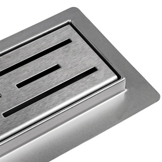 ODPŁYW LINIOWY 50 CM INOX NISKI SYFON WYSOKA PRZEPUSTOWOŚĆ DL01 CLASSIC