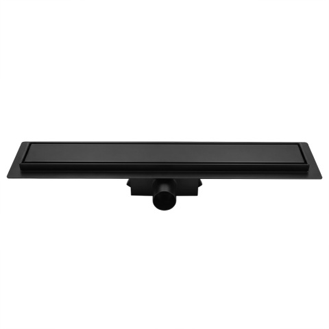 ODPŁYW LINIOWY 90 CM CZARNY NISKI SYFON 52 MM WYSOKA PRZEPUSTOWOŚĆ PRYSZNIC DL01 FIX