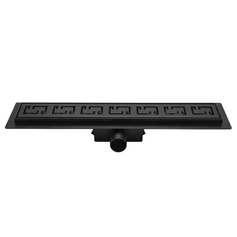 ODPŁYW LINIOWY 70 CM CZARNY NISKI SYFON 52 MM WYSOKA PRZEPUSTOWOŚĆ PRYSZNIC DL01 OMEGA