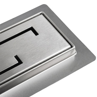 ODPŁYW LINIOWY 70 CM INOX NISKI SYFON 52 MM WYSOKA PRZEPUSTOWOŚĆ PRYSZNIC DL01 DELTA