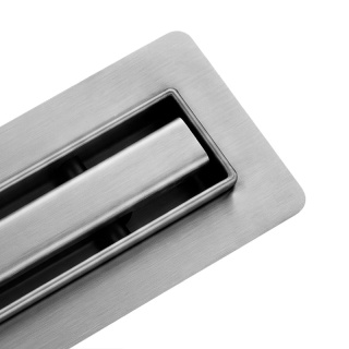 ODPŁYW LINIOWY 70 CM OBROTOWY INOX NISKI SYFON 52 MM WYSOKA PRZEPUSTOWOŚĆ DL03