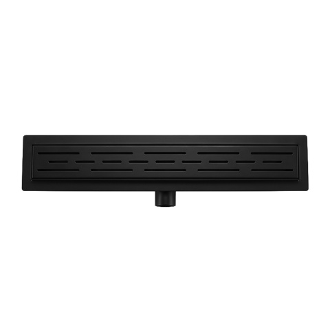 ODPŁYW LINIOWY 80 CM CZARNY NISKI SYFON 52 MM WYSOKA PRZEPUSTOWOŚĆ PRYSZNIC DL01 CLASSIC