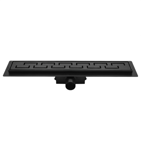ODPŁYW LINIOWY 80 CM CZARNY NISKI SYFON 52 MM WYSOKA PRZEPUSTOWOŚĆ PRYSZNIC DL01 DELTA