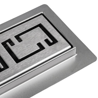 ODPŁYW LINIOWY 90 CM INOX NISKI SYFON 52 MM WYSOKA PRZEPUSTOWOŚĆ PRYSZNIC DL01 OMEGA