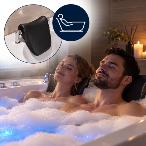 WANNA Z HYDROMASAŻEM PODGRZEWACZEM I FUNKCJĄ OZONOWANIA 180x120 BIAŁA PRZYŚCIENNA AKRYLOWA 2-OS CARMEN