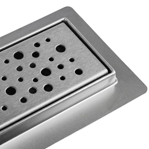 ODPŁYW LINIOWY 70 CM INOX NISKI SYFON 52 MM WYSOKA PRZEPUSTOWOŚĆ PRYSZNIC DL01 WAVE