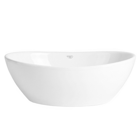 UMYWALKA NABLATOWA CERAMICZNA OWALNA LUMO-WH-405 BIAŁY POŁYSK 40x33 CM