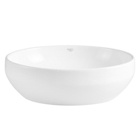 UMYWALKA NABLATOWA CERAMICZNA OWALNA LUMO-WH-500 BIAŁY POŁYSK 50x37 CM