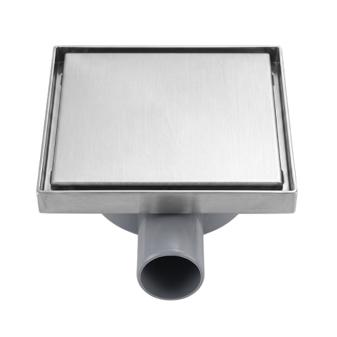 ODPŁYW LINIOWY 15x15 KWADRATOWY INOX NISKI SYFON WYSOKA PRZEPUSTOWOŚĆ DL07 FIX