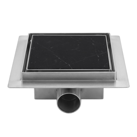 ODPŁYW LINIOWY 15x15 KWADRATOWY INOX NISKI SYFON WYSOKA PRZEPUSTOWOŚĆ DL06 FIX