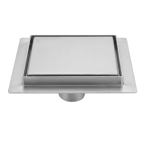 ODPŁYW LINIOWY 15x15 KWADRATOWY INOX NISKI SYFON WYSOKA PRZEPUSTOWOŚĆ DL08 FIX